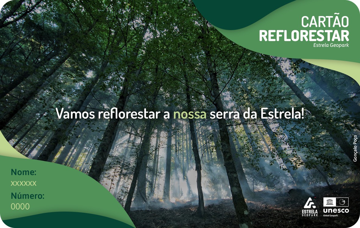 Imagem não disponível sobre: O Estrela Geopark Mundial da UNESCO lança o cartão “REFLORESTAR”